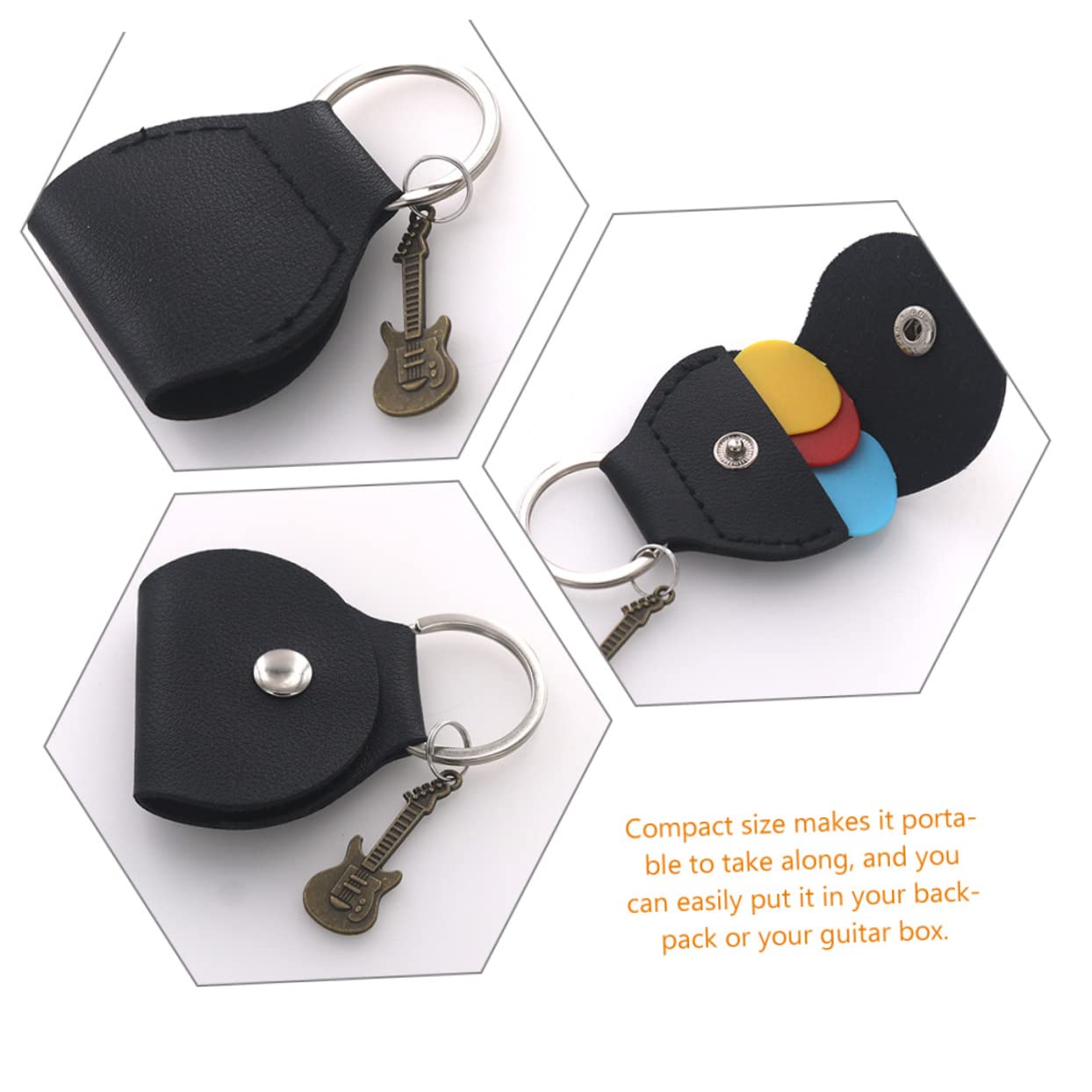 ギターセット　バッグ、ピックなど Amazon.co.jp: CIMAXIC 1 セット ギター ピック バッグ ギター ピック